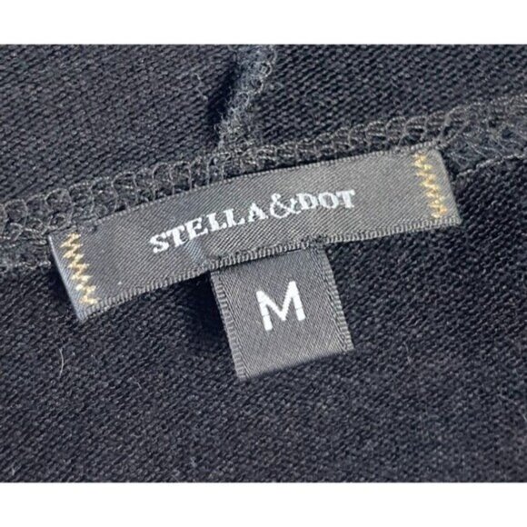 Stella & Dot Duster Medium Size Women's Black Sweater - Picture 5 of 6